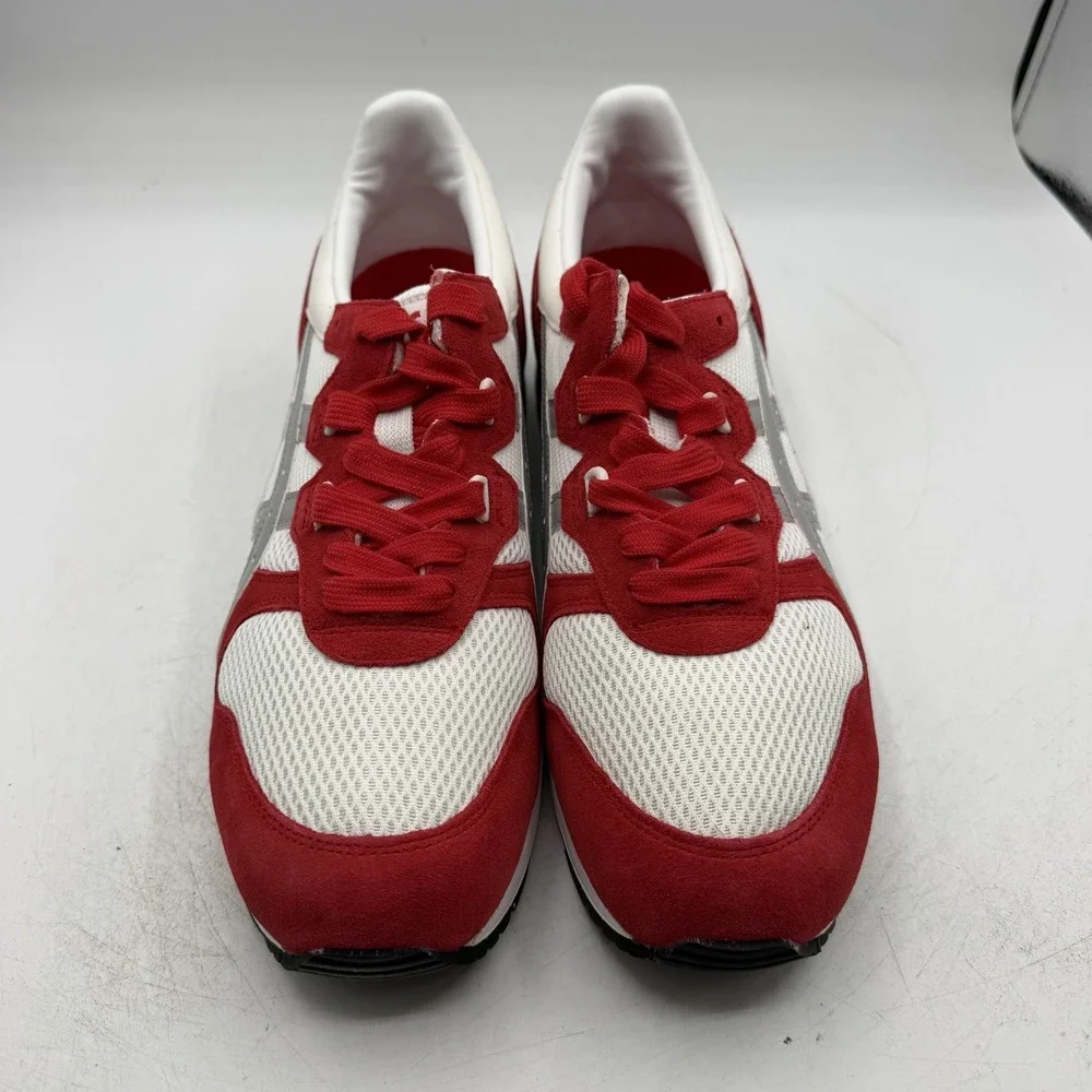 Asics Gel Epirus Shoes Mens Sz 10.5 White/Light Grey/Red Sneakers H413N 0113
